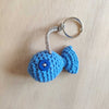 Llavero Peces de ganchillo