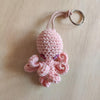 Llavero pulpo de ganchillo