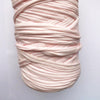 Bolso de crochet con solapa de cuero grande