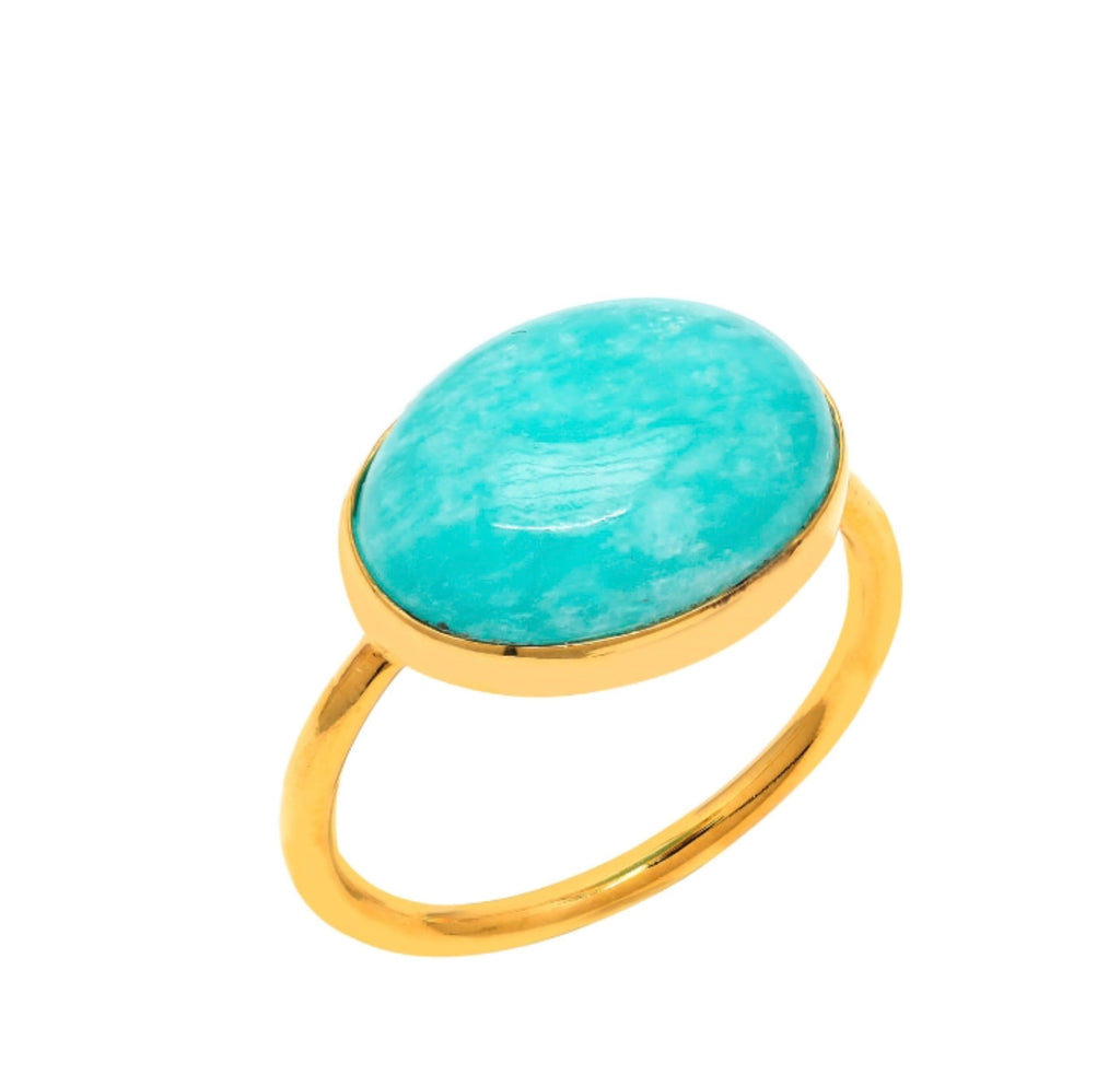 Anillo Mineral óvalo 10x14mm